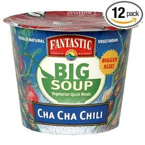 Fantastic Foods Big Soup Vegetarian Quick Meals, Cha Cha Chili, 3.3 
