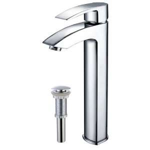 Kraus FVS 1810 PU 10CH Visio Single Lever Vessel Faucet with Matching 