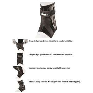   DX Strong Support Right Side Ankle Brace BLACK AL   RIGHT SIDE (10 13