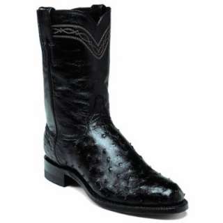  Justin Mens Full Quill Ostrich Western Boots Shoes