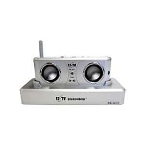    EZ TV Listening® Wireless Speaker System (Silver) Electronics